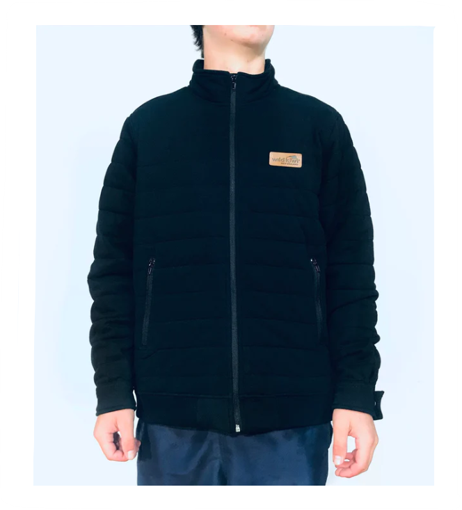 Mens Quilted Jacket Black