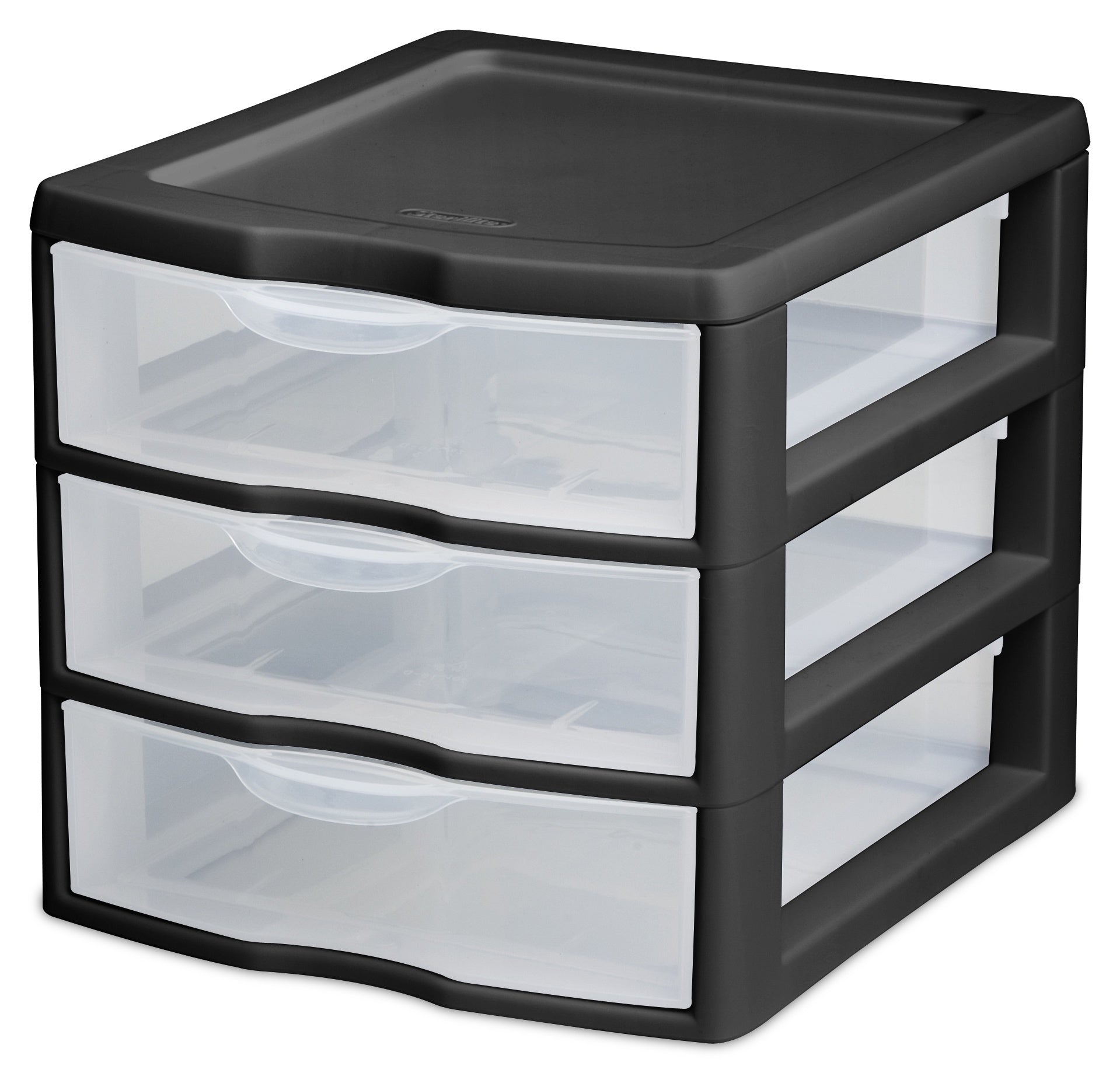 3 Drawer, Mini Desktop , Black