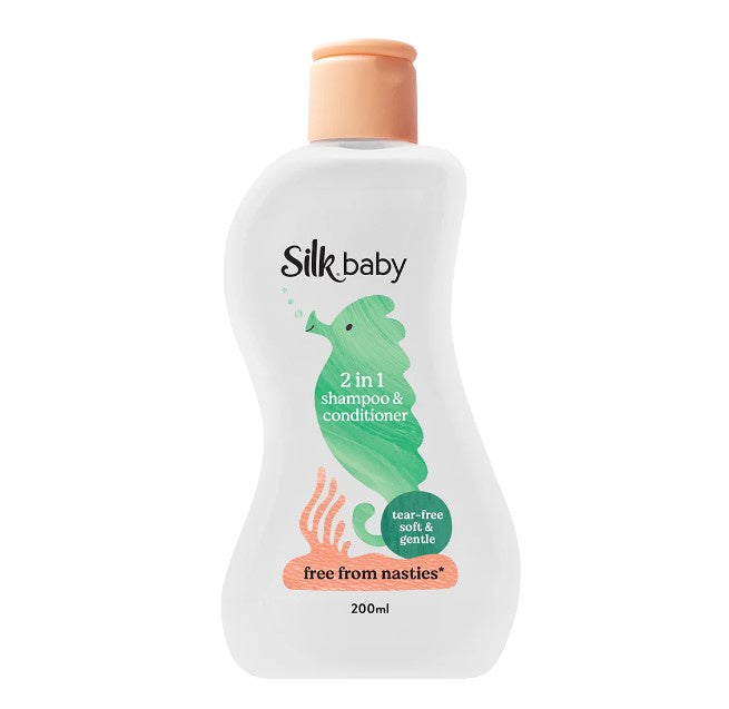 Silk Baby 2 in 1 Shampoo/Conditioner  200ml