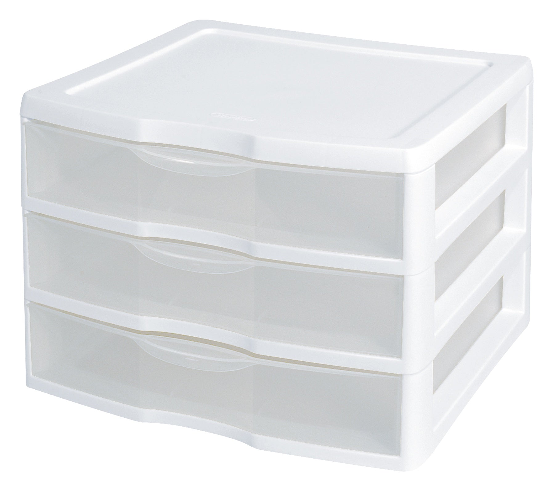 3 Drawer Unit Wide – White