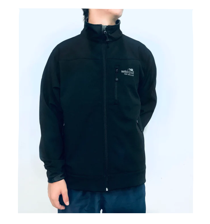 Mens Black Soft Shell Jacket Black