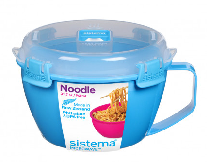Sistema 940ml Noodle Bowl Microwave Colour