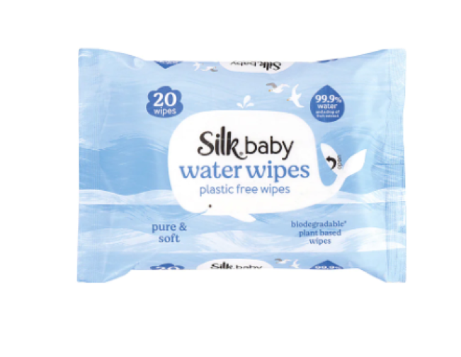 Silk Water Wipes 99.9%