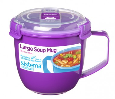 900ml Large Soup Mug Microwave Colour