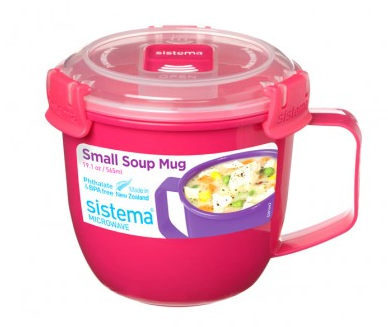 Sistema 565ml Small Soup Mug Microwave Colour