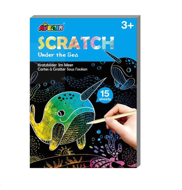 Mini Scratch Book - Under Sea