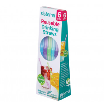 Sistema Reusable Straws (6 Pack)