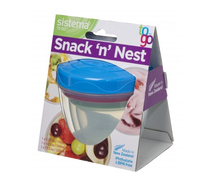 Sistema® Snack ‘n’ Nest TO GO™ 3-Pack