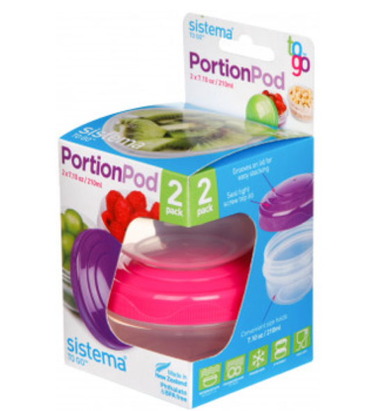 Sistema 210ml PortionPod 2 Pack To Go