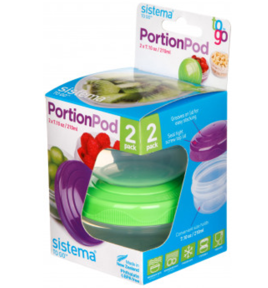 Sistema 210ml PortionPod 2 Pack To Go