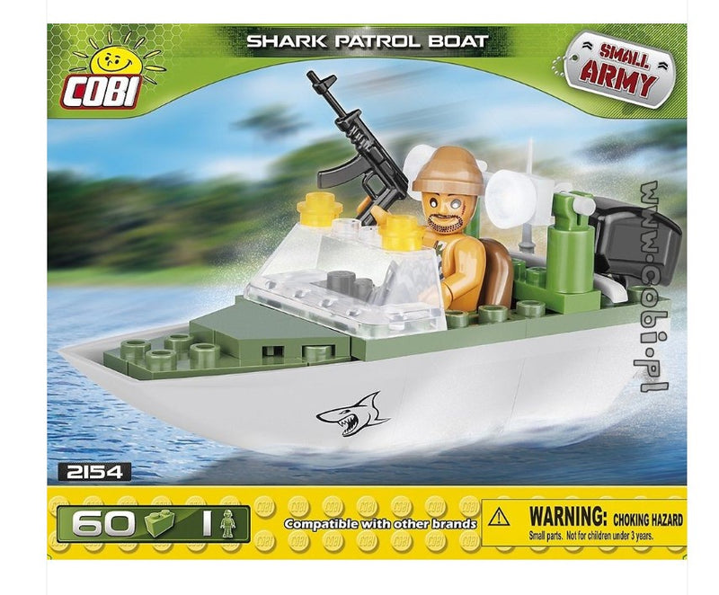 COBI-2154 | Shark Patrol Boat 60PCS