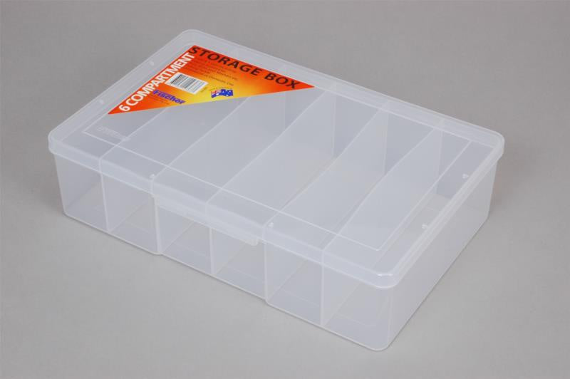 Storage Box Fischer 3 Compartment Large Deep 311x200x80