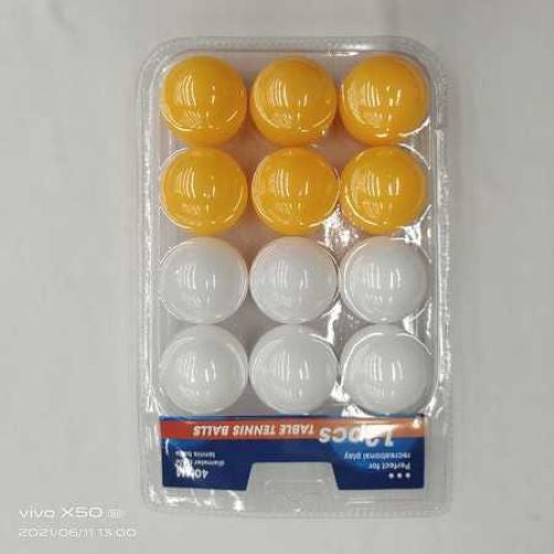 Table Tennis Balls Orange & White