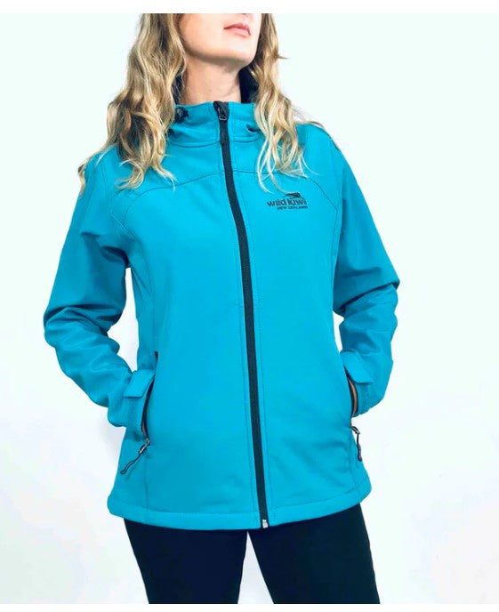 Womens Soft Shell - Aqua - Sml