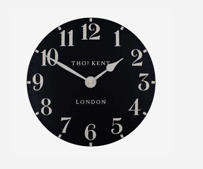 Thomas Kent Arabic W/Clock 3D 30cm Blk