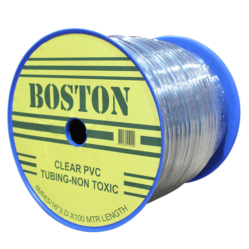 PVC Tube  Clear  8mm internal diameter Per Metre