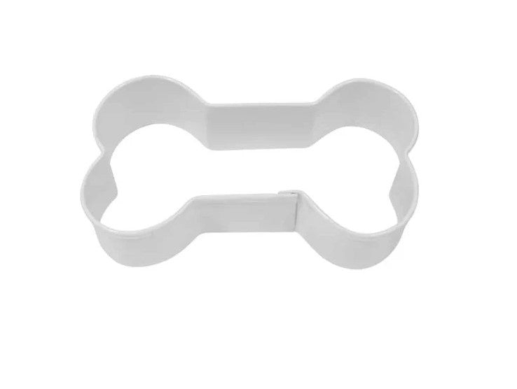 Cookie Cutter, Dog Bone 9cm White