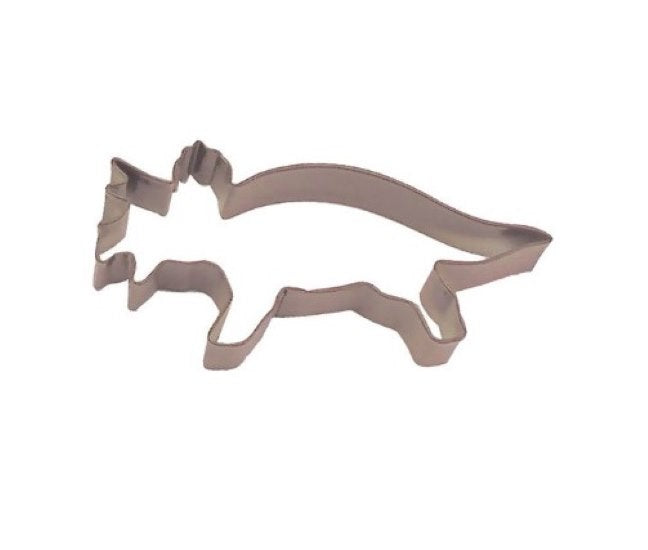 Cookie Cutter, Triceratops 12.25cm, Brown