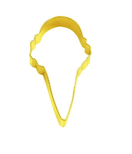 Cookie Cutter, Icecream Cone 10cm Yellow