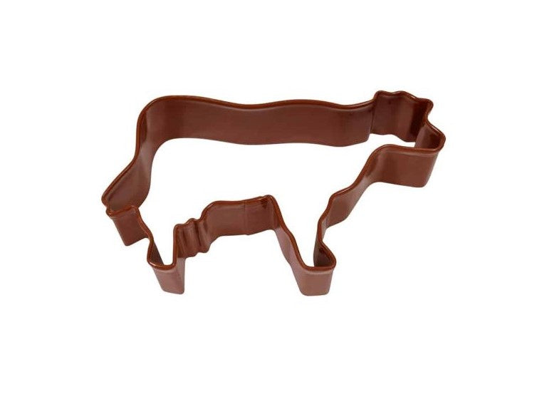 Cookie Cutter, Cow 9.5cm Brown