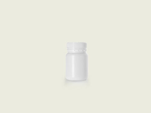 Wide Mouth Tablet Bottle 185ml White with T.E 51 mm Foil-Wad Cap