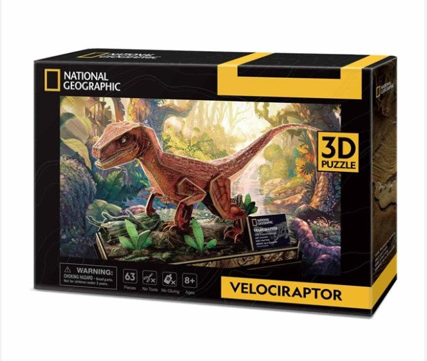 3D NatGeo Velociraptor