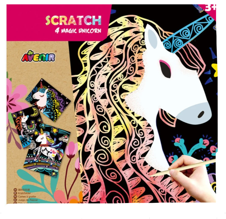 Scratch Art Magic Unicorns