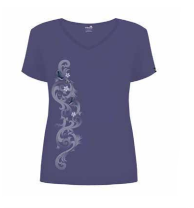 Womens T Shirt - Fantail Filigree