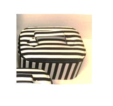 Striped Cosmetic Bag Single Medium