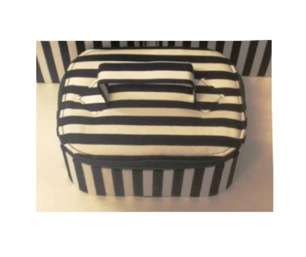 Striped Cosmetic Bag Single Small