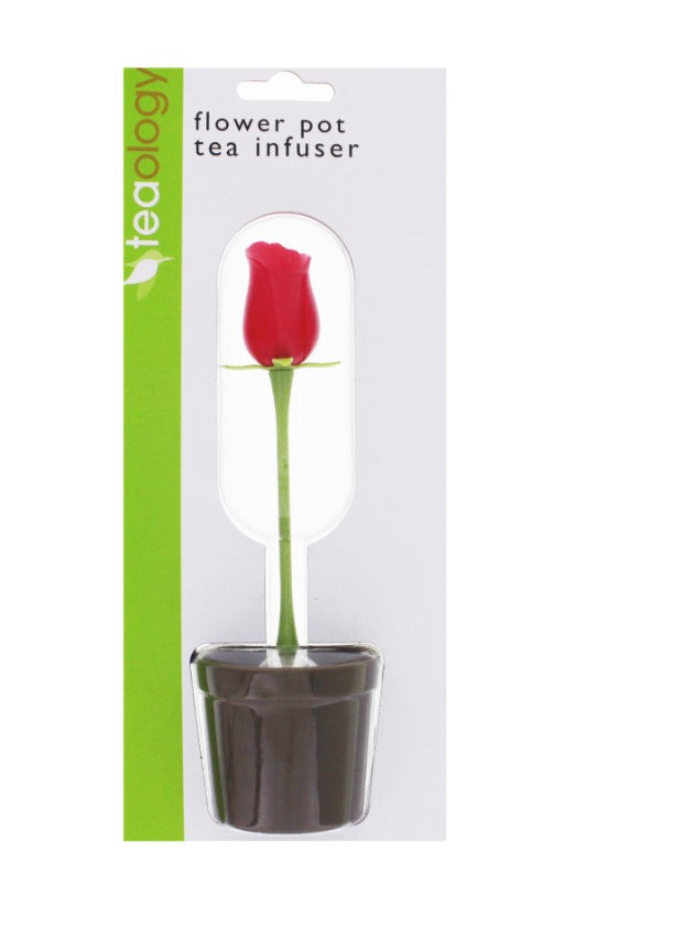 Tea Infuser, Flower Pot Rose