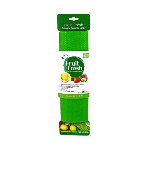 Fruit Fresh Crisper Drawer Liners Green