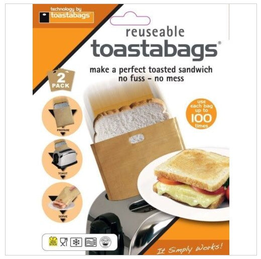 Toastabag Gold, Reusable 100 Times, Set of 2