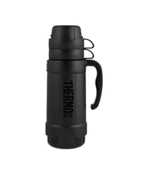 Thermos Eclipse Glass Vac Flask 1L Black