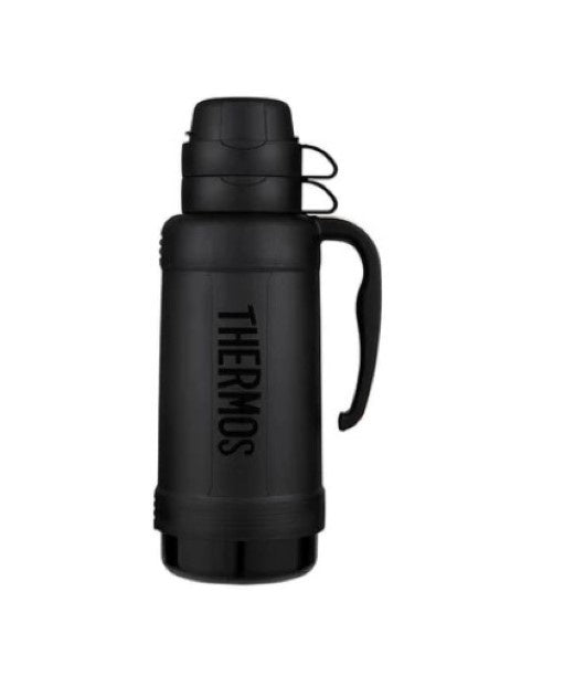 Thermos Eclipse Glass Vac Flask 1.8L Black