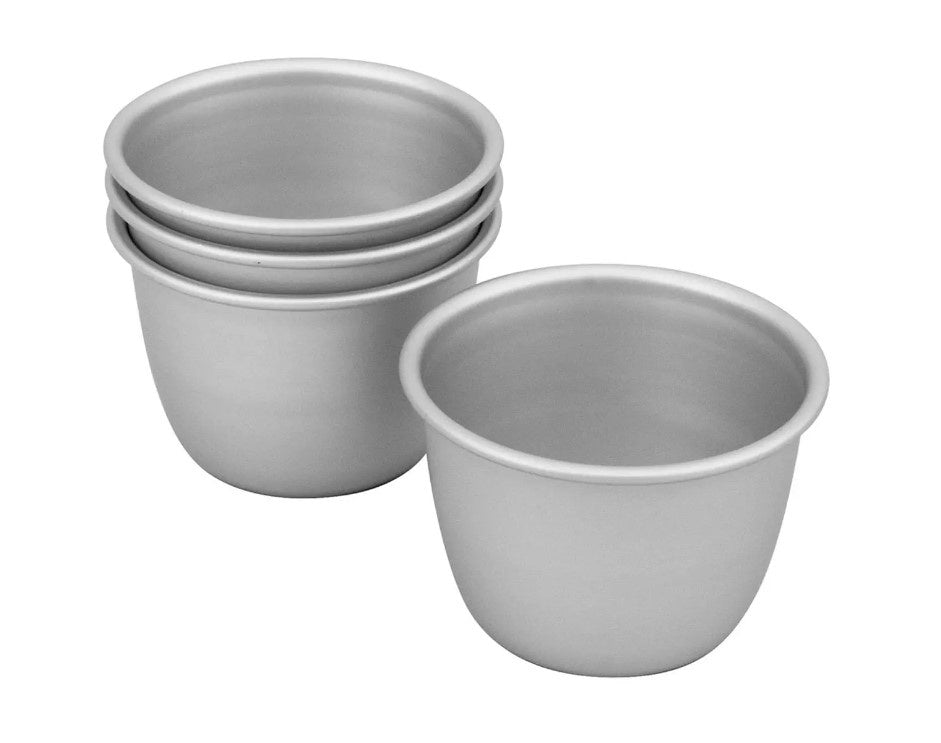 Bakemaster S/Ano Set/4 Pudding 7.5x6cm