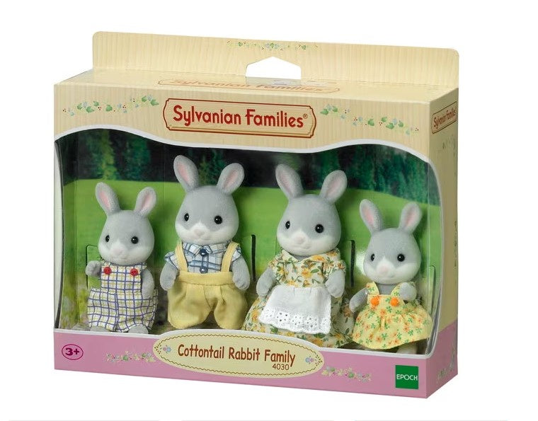 Sylvanian Cottontail Rabbit Family