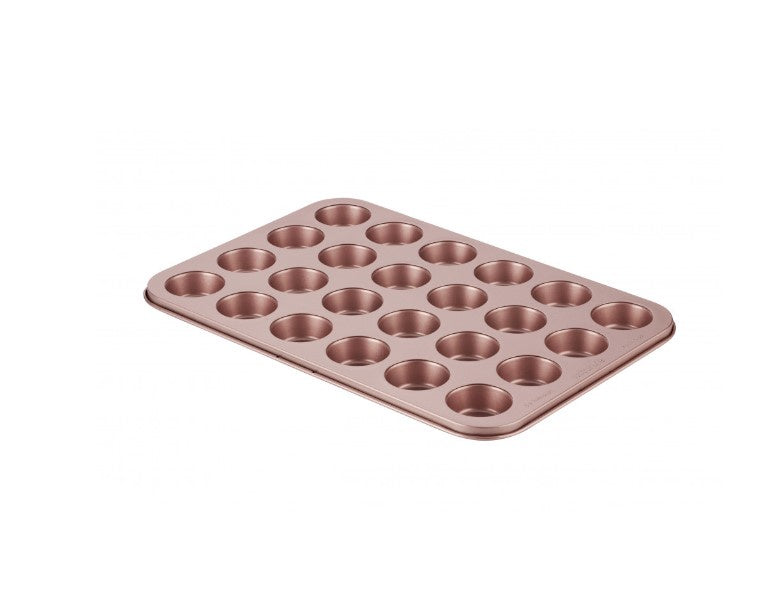 Rose Gold Mini Muffin Pan 24Cup