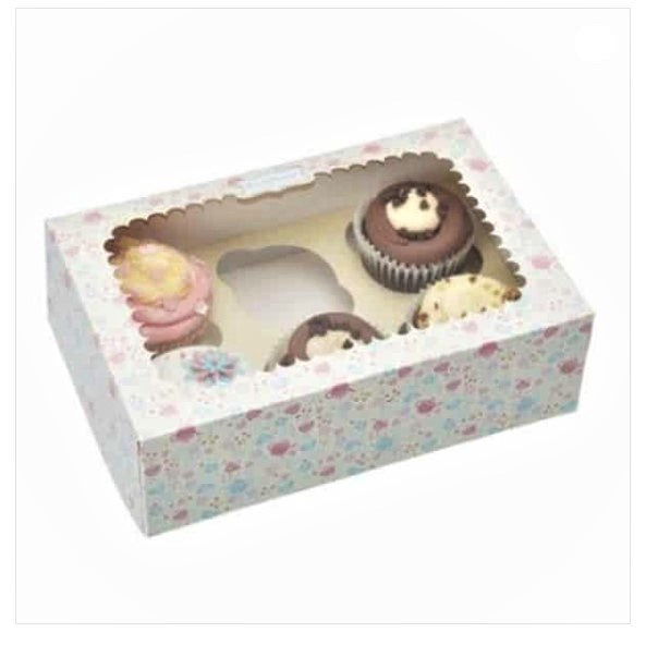 6 Cupcake Gift Box