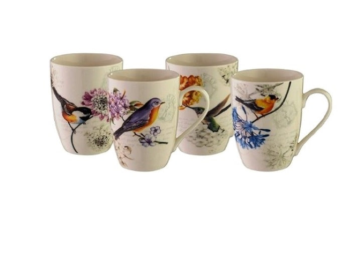 Bundanoon Birdsong Bone China Mug Set of 4