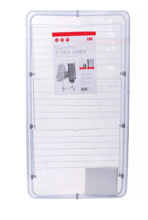 LTW Supreme 3 Tier Airer, Poly Coated