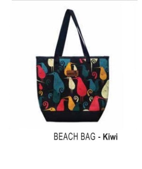 Beach Bag, Wild Kiwi, Kiwi
