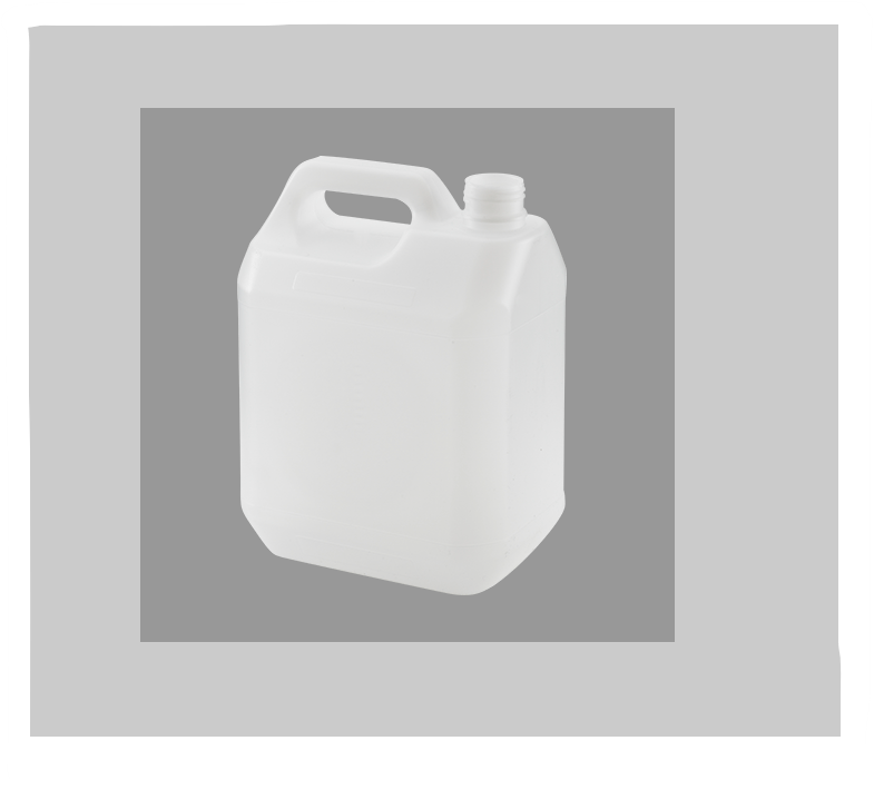 Jerry Can w Cap, 4 Lit Natural, DG- Food Grade, 245 x 185 x 135mm