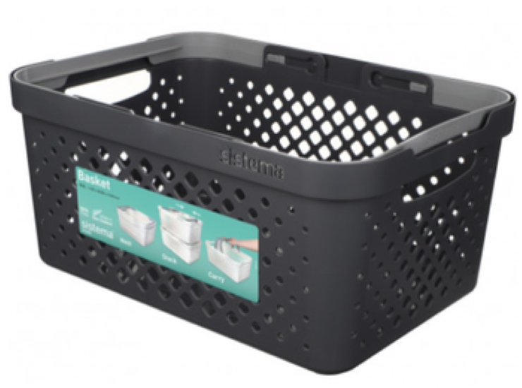 Sistema 18.5L Basket Charcoal