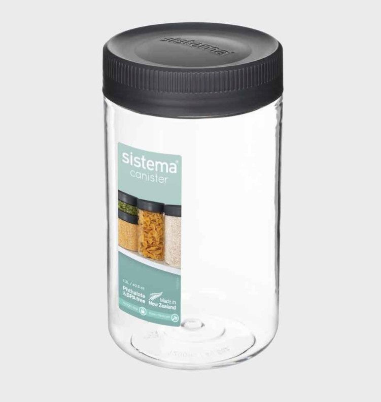 1.2L Ultra Round Canister Clear
