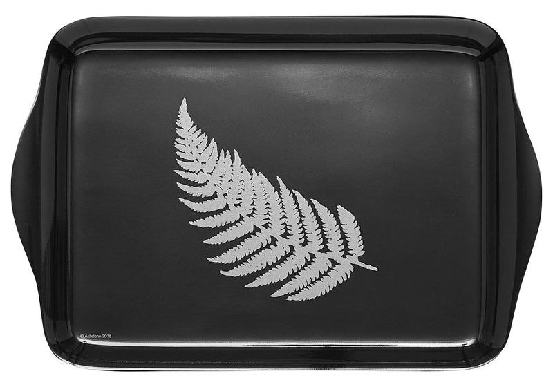 Scatter Tray, Silver Fern Black