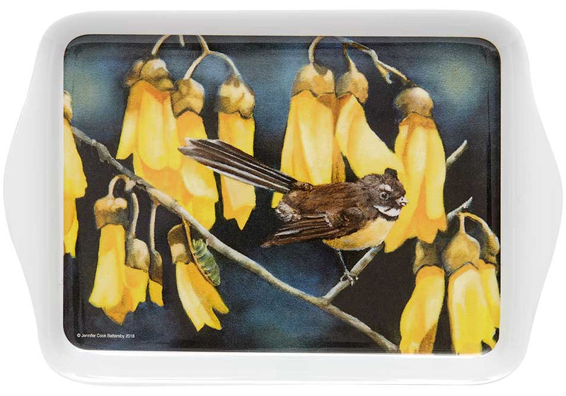 NZ Bird & Flora Fantail Scatter Tray