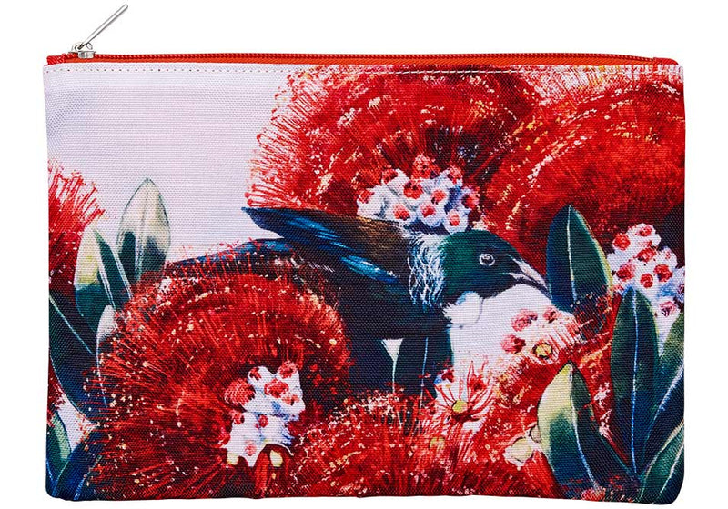 NZ Bird & Flora Tui Pouch