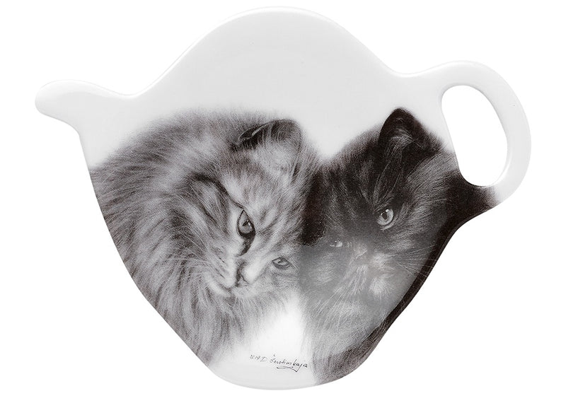 Tea Bag Holder, Feline Friends Bonding Buddies