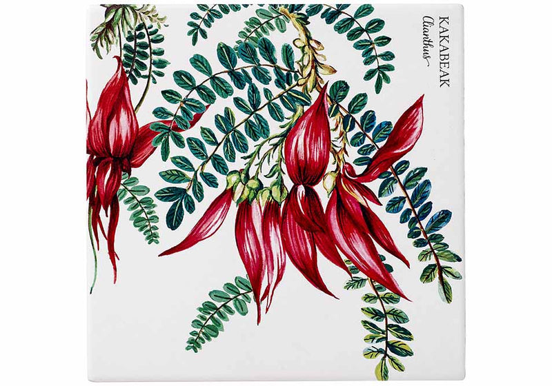 Flowers of NZ Kakabeak Trivet